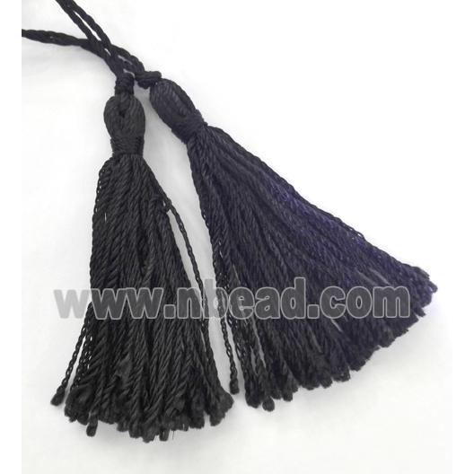 handmade tassel pendant with nylong wire