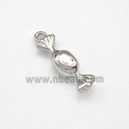 Copper Candy Charms Pendant Platinum Plated