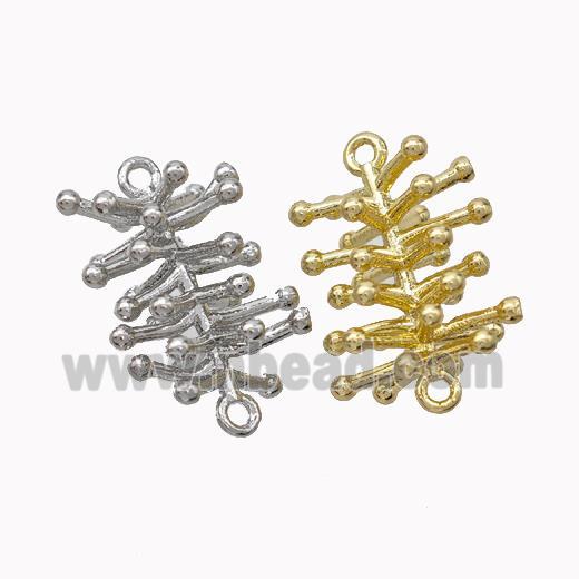 Branch Charms Copper Connector Mixed