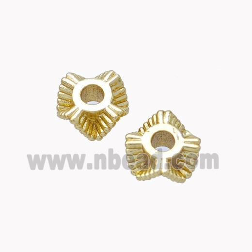 Copper Beads Spacer Gold Plated