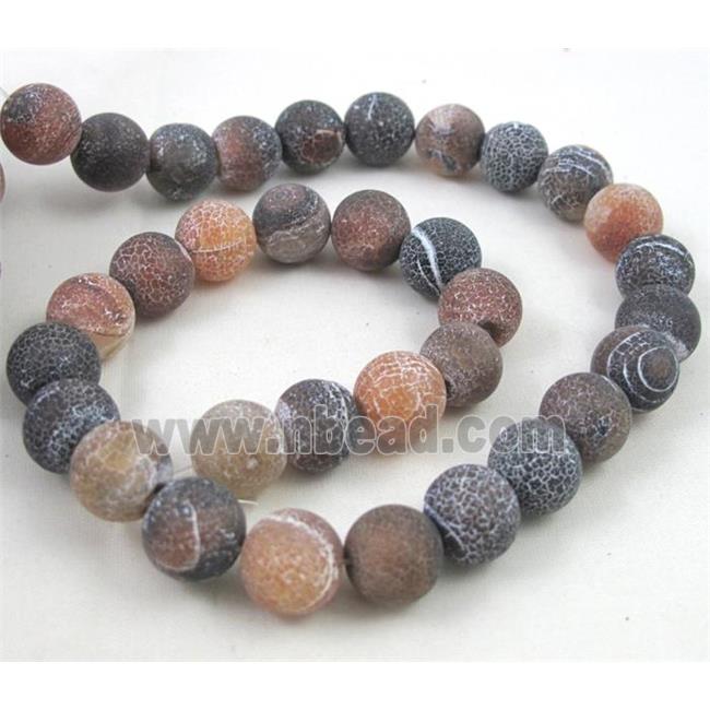 Crackle Agate Round Beads