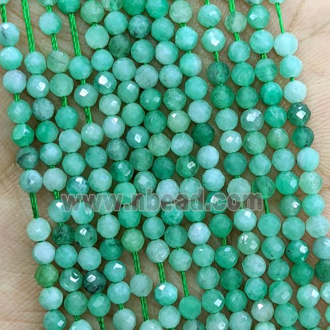 Natural Emerald Beads Green Faceted Round AAA-Grade