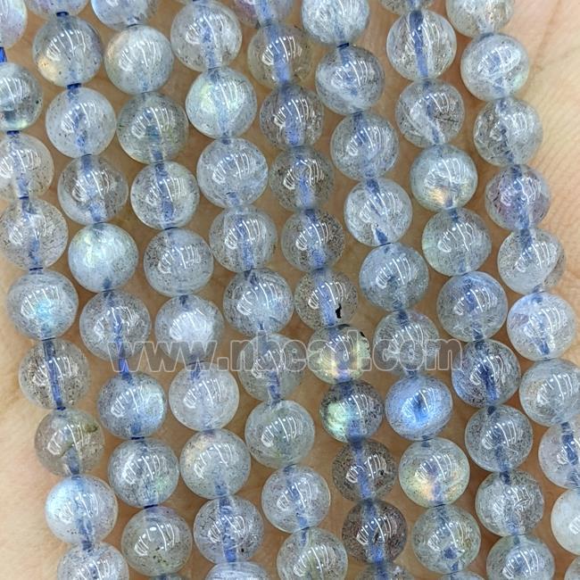 Natural Labradorite Beads Smooth Round