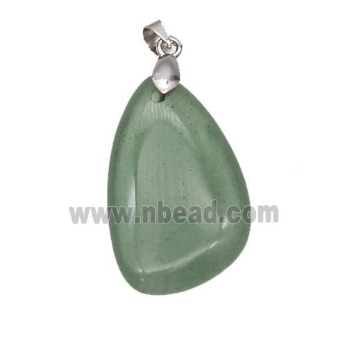 Green Aventurine Teardrop Pendant