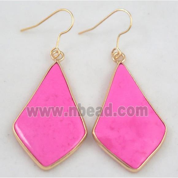 gemstone earring, colorfast