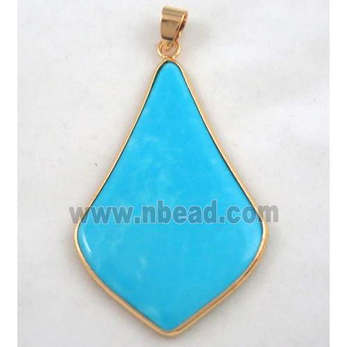 gemstone pendant, colorfast