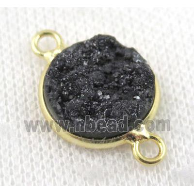 sunagate druzy connector, round