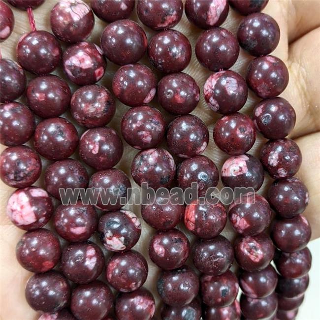 Jade Beads Dye Smooth Round