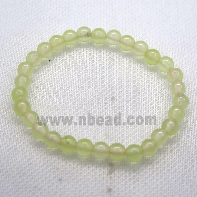 Stretch Jade bracelet, dye