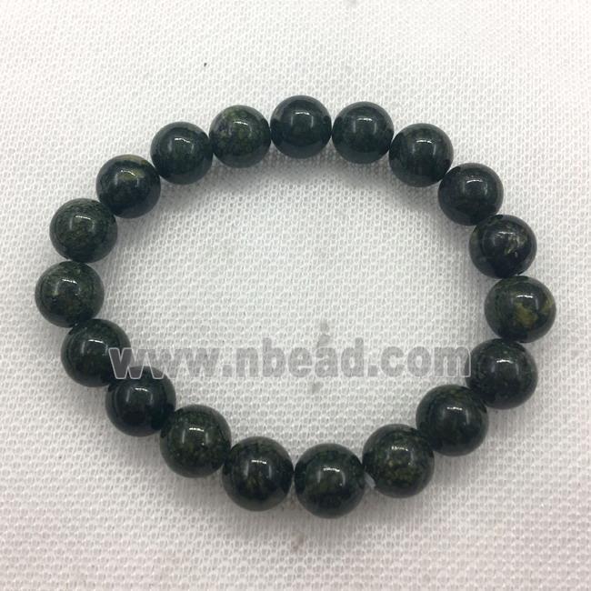 Stretch Jade bracelet, dye