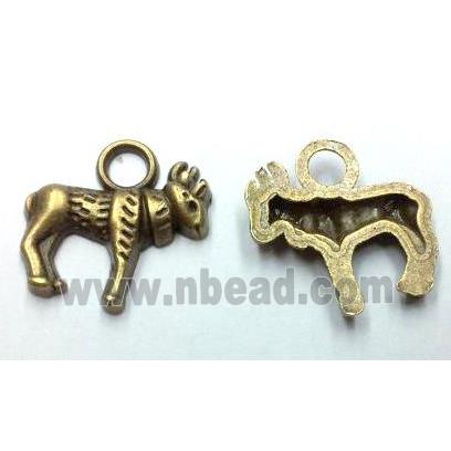 tibetan silver sheep pendants non-nickel, bronze