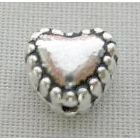 Tibetan Silver Heart Spacer Non-Nickel