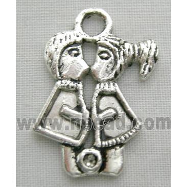 tibetan silver couple pendants