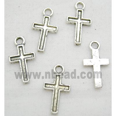 Tibetan Silver Latin Crosses Non-Nickel