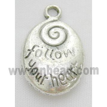 Tibetan Silver Charms Non-Nickel