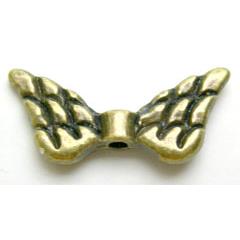 Anquite Bronze Tibetan Silver Angel wing beads Non-Nickel