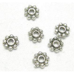 Tibetan Silver daisy Spacer Non-Nickel