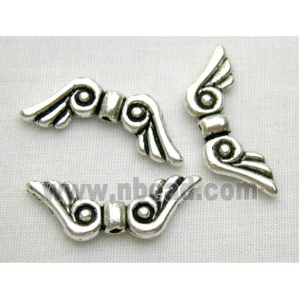 Tibetan Silver Angel wing beads