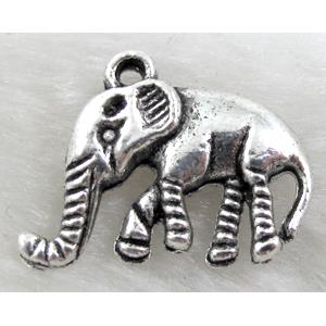 elephant, Tibetan Silver pendant Non-Nickel