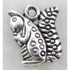 Tibetan Silver animal pendant Non-Nickel