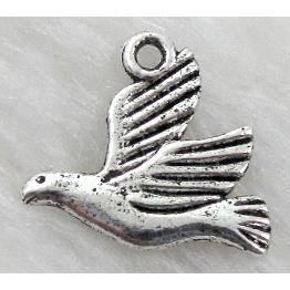 Tibetan Silver bird of peace pendant Non-Nickel