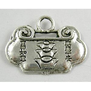 Tibetan Silver pendant Bead Non-Nickel