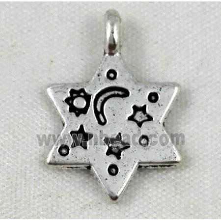 Tibetan Silver Charms pendants, Non-Nickel