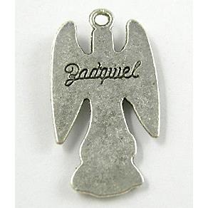 Praying Angel charm, Tibetan Silver Non-Nickel