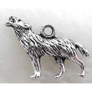 Tibetan Silver wolf pendant Non-Nickel