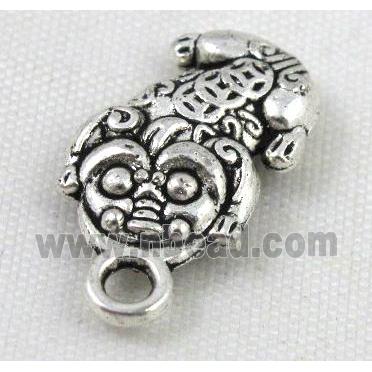 tibetan silver pendant, non-nickel