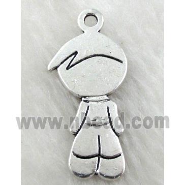 Tibetan Silver kids pendant Non-Nickel