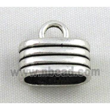 tibetan silver pendant bead, non-nickel