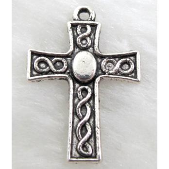 Religious Cross, Tibetan Silver non-nickel