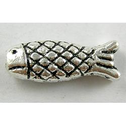 Tibetan Silver Zinc Fish Charm Non-Nickel