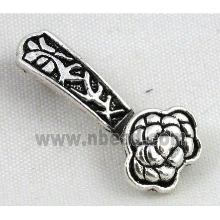 tibetan silver pendant bead, non-nickel