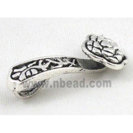 tibetan silver pendant bead, non-nickel