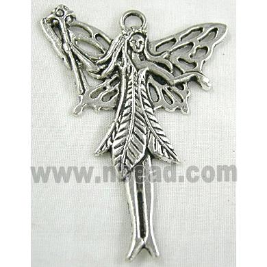 Angel, Tibetan Silver Charms Non-Nickel