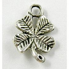 four-leaf clover, Tibetan Silver pendant Non-Nickel
