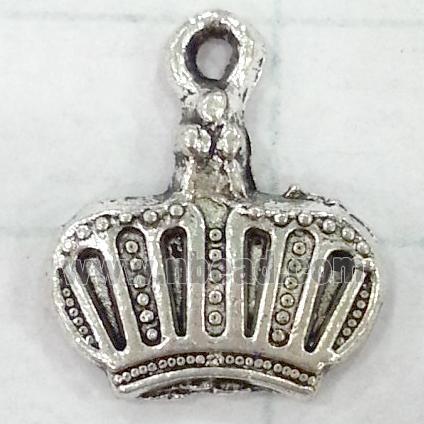 tibetan silver crown pendants non-nickel