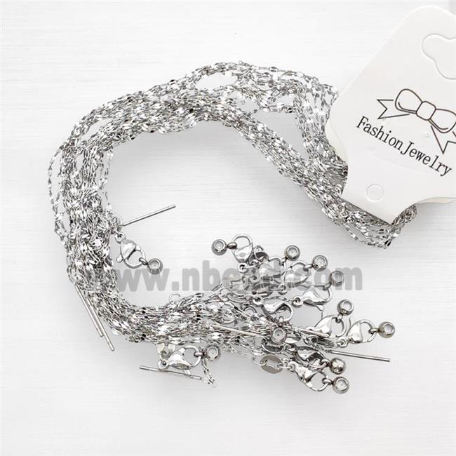 Raw Stainless Steel Necklace Chain