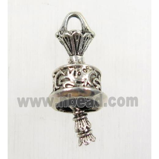 tibetan silver pendant, non-nickel