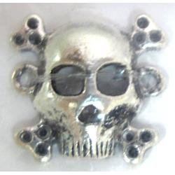 Tibetan Silver Skull Charm pendants