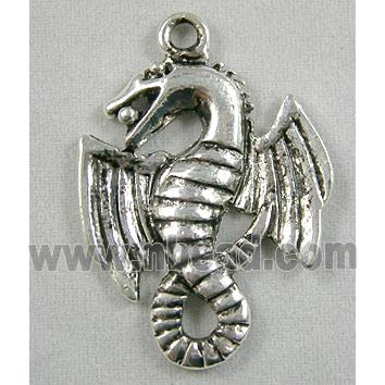 Tibetan Silver dinosaur pendant