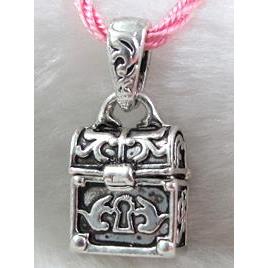 Tibetan Silver box Charms pendant