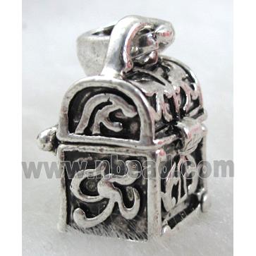 Tibetan Silver box Charms pendant