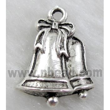 Christmas Bell, Tibetan Silver Charms