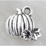 Tibetan Style Zinc Pumpkin Charm Pendant Antique Silver