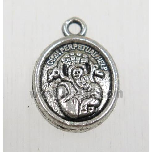 tibetan silver pendant, non-nickel