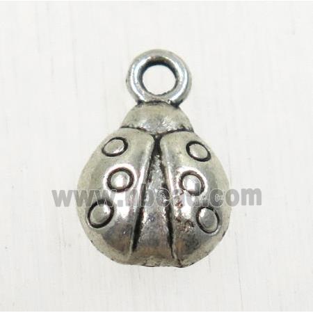 tibetan silver beetle pendant, non-nickel