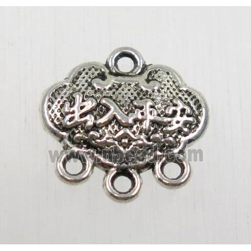 tibetan silver pendant, non-nickel